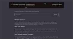 Desktop Screenshot of hacktx.com