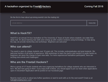 Tablet Screenshot of hacktx.com